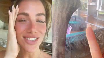 Giovanna Ewbank dá de cara no vidro e marca porta com a testa: "Tá rindo do quê?" - Reprodução/Instagram