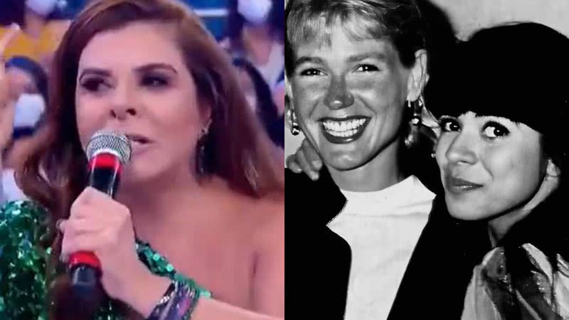 Mara Maravilha manda recado para Xuxa Meneghel - Reprodução/SBT e ReproduçãoInstagram