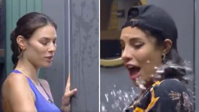 A Fazenda 13: Quebra pau entre Dayane e Aline termina em guerra de água: "Louca" - Reprodução/PlayPlus