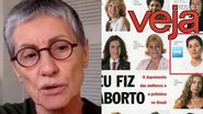 Cássia Kiss foi desmascarada por internautas ao dizer ser contra o aborto - Reprodução/Globo/Veja