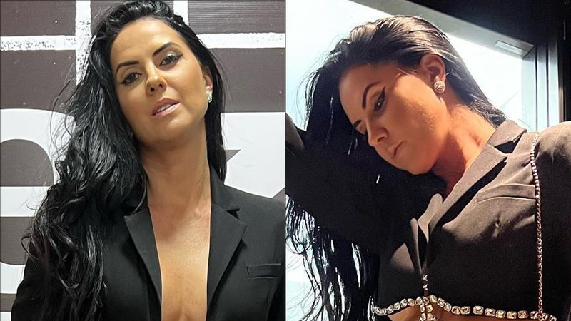 Noiva de Zezé di Camargo escolhe look ousado e seios quase escapam: "Ainda não superei" - Reprodução/Instagram