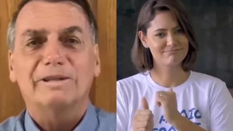 Crise? Jair Bolsonaro e Michelle param de se seguir nas redes sociais - Reprodução/Instagram