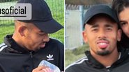 Dando mamadeira para filha, o jogador Gabriel Jesus curte dia no parque com a família; veja - Reprodução/Instagram