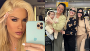 Karoline Lima retorna para o Brasil com sua filha carregada de bagagem - Reprodução/Instagram