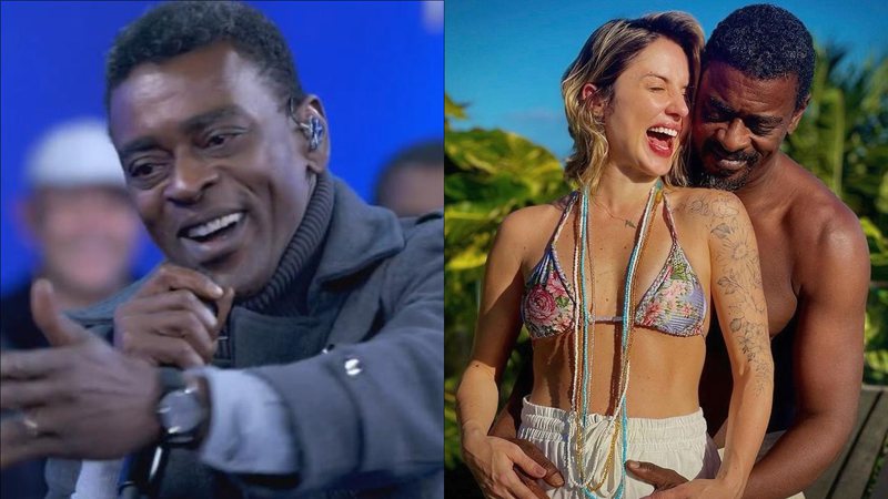 Seu Jorge revela nome inusitado do filho caçula e divide opiniões: "Tá de sacanagem" - Reprodução/TV Globo/Instagram