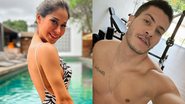 Tem volta? Maíra Cardi ostenta bumbum gigante de maiô e Arthur Aguiar reage: "Gente" - Reprodução/Instagram