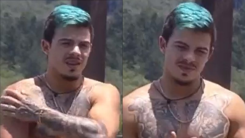 A Fazenda: Thomaz combina trapaça e promete burlar regra do reality: "Pode isso?" - Reprodução/Record TV