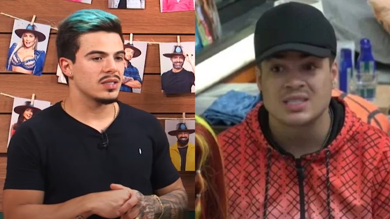 Thomaz Costa explicou a rixa que possui com Lucas Santos desde a infância - Reprodução/PlayPlus