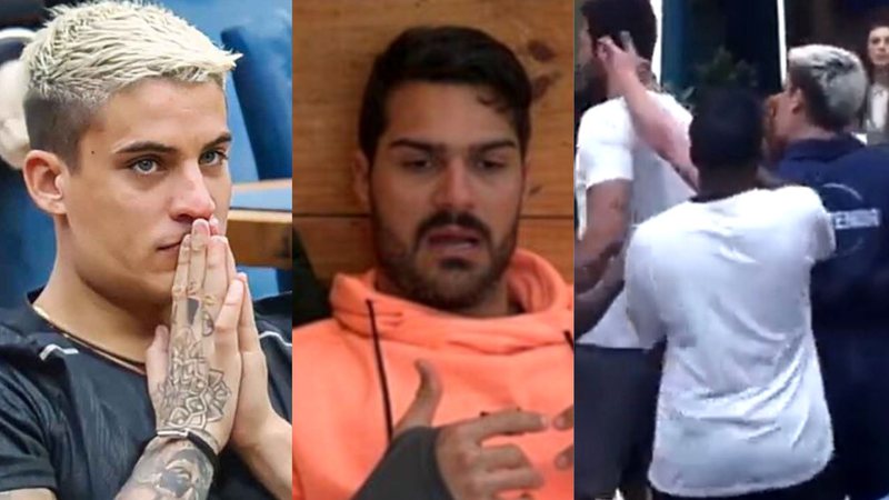 A Fazenda: Tiago parte pra cima de Shayan e web o acusa de agressão: "Expulso" - Reprodução/ Record TV