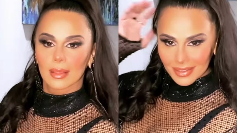 Viviane Araújo arrasa com look transparente em ensaio de Carnaval um mês após parto - Reprodução/Instagram