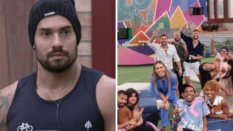 A Fazenda 13: Bil Araújo fala que ficou de fora do grupo de ex-BBBs, mas áudio vazado mostra que ele se recusou: "Não quero" - Reprodução/Record TV/ Globo/Divulgação/