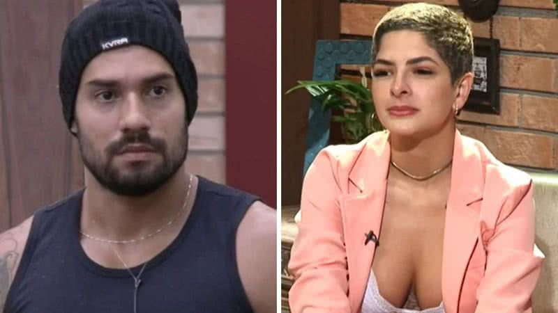 Após eliminação, ex-peoa deixou escapar a vontade de ficar com o ex-BBB quando ele sair; confira - Reprodução/ Record TV