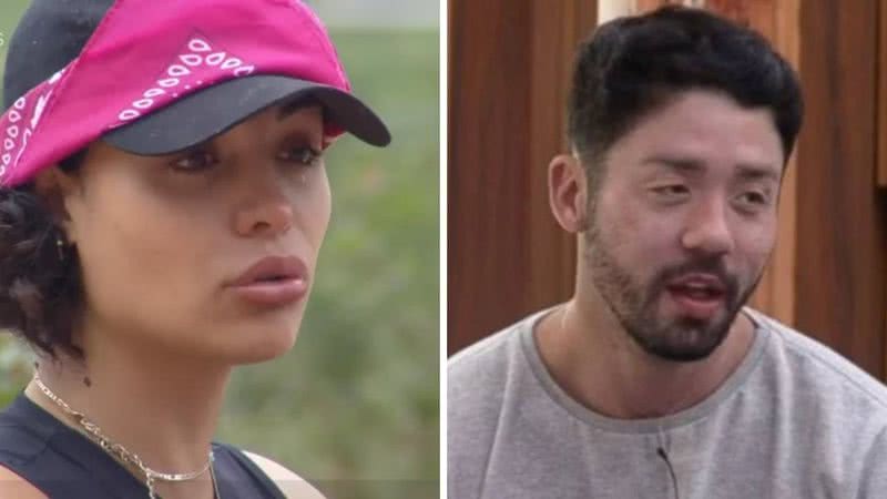 A Fazenda 13: Aos prantos, Aline cogita que Rico Melquíades possui transtorno bipolar: "Não é normal" - Reprodução/PlayPlus