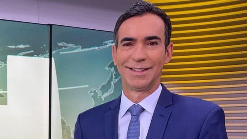 César Tralli assume posto de Maju Coutinho no 'Jornal Hoje' - Reprodução / TV Globo