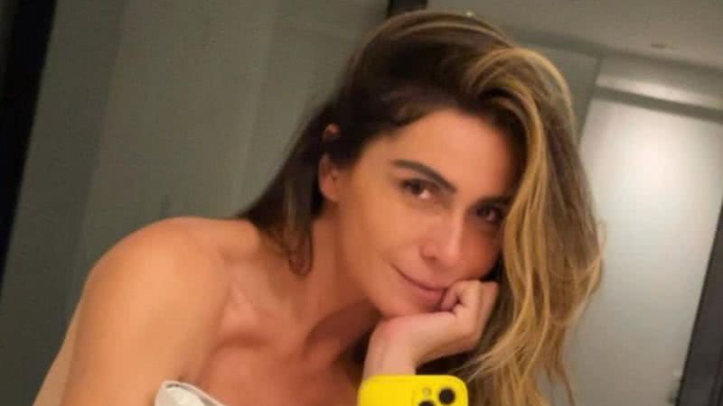 Nua, Giovanna Antonelli cobre apenas o necessário com travesseiro e seguidores babam: "Gata da p*rra" - Reprodução/Instagram