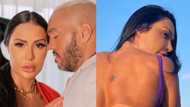 Gracyanne Barbosa mostra tatuagem no bumbum em homenagem a Belo - Reprodução / Instagram