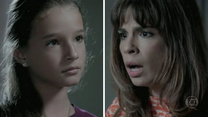 A menina falará barbaridades para a mãe e acabaram em uma grande discussão após as armações com Maurílio; confira - Reprodução/ TV Globo