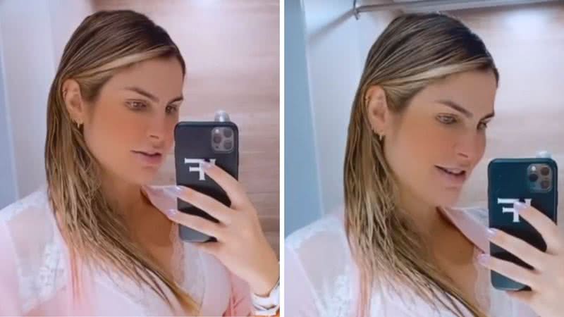 Na maternidade, Julia Faria exibe barriga ainda inchada um dia e meio após dar à luz: "Seguimos grávidas" - Reprodução/Instagram