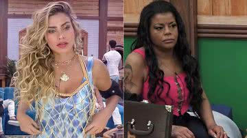 A Fazenda: Tati Quebra-Barraco se revolta com Erika Schneider e detona ex-peoa - Reprodução/PlayPlus