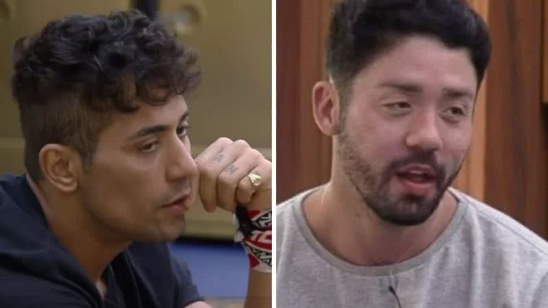 A Fazenda 13: Tiago Piquilo cogita voto em Rico Melquiades e analisa: "Percebi que ele é muito sensível" - Reprodução/PlayPlus