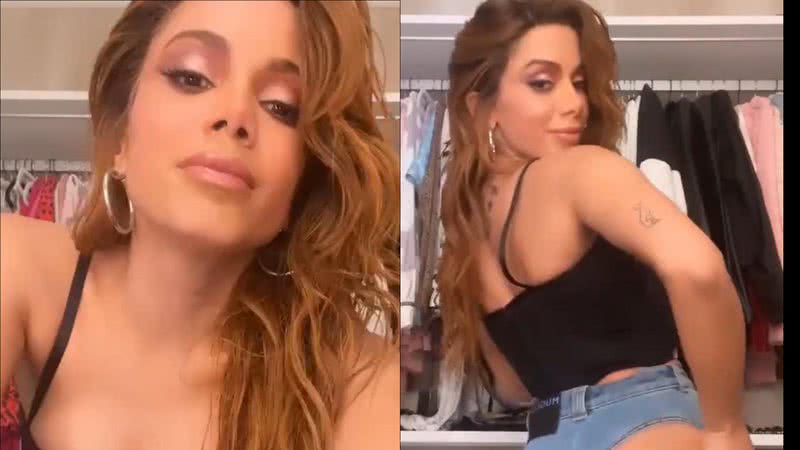 Anitta usa calça jeans aberta no bumbum e tattoo íntima é exposta: "Gostosa" - Reprodução/Instagram