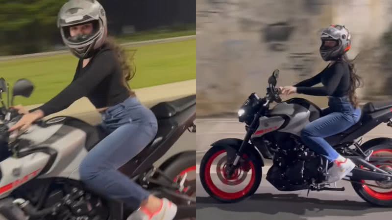 Juliette Freire surgiu pilotando uma moto avaliada em R$ 30 mil - Reprodução/Instagram