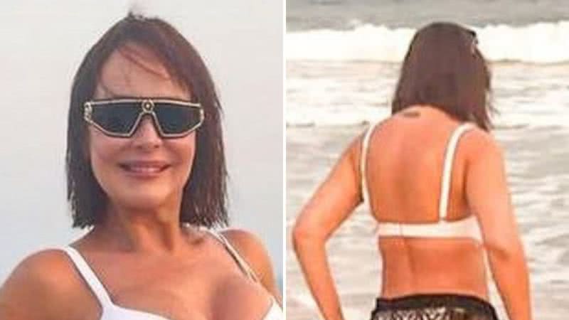 A eterna 'Ursurpadora', Gaby Spanic ousa com biquíni fio-dental e ostenta barriga sequinha; confira - Reprodução/Instagram