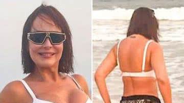 A eterna 'Ursurpadora', Gaby Spanic ousa com biquíni fio-dental e ostenta barriga sequinha; confira - Reprodução/Instagram