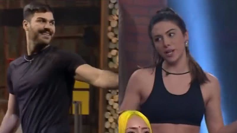 Pétala Barreiros se irritou com a forma como Shayan Haghbin se portou em uma prova - Reprodução/RecordTV