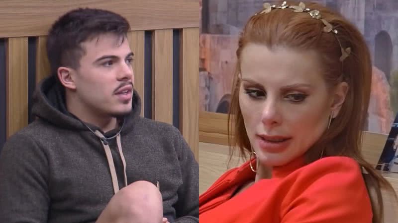 Thomaz Costa alertou Moranguinho sobre uma atitude de Deborah Albuquerque em A Fazenda 14 - Reprodução/RecordTV