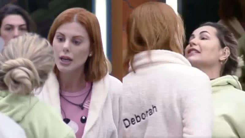 Tretas entre Deolane e Deborah em 'A Fazenda' - Reprodução/ RecordTV