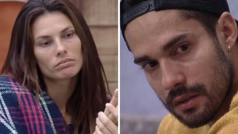 Além da modelo, o ex-BBB ainda revelou que enquanto estiver no reality será contra outro participante; confira - Reprodução/ Record TV