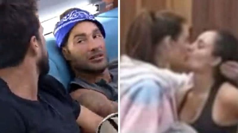 A Fazenda 13: Erasmo e Victor cogitam voto em Aline Mineiro após peoa beijar mulheres nas festas: "Se queimou" - Reprodução/PlayPlus