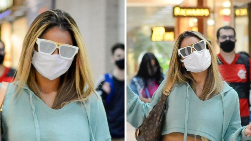 Poderosa! Lexa é flagrada embarcando de shortinho e cropped e corpão atrai olhares em aeroporto no Rio - AgNews