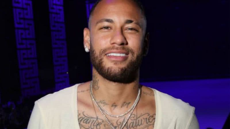 Neymar Jr no desfile de moda em Paris - Divulgação