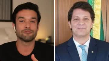 Sergio Marone volta a alfinetar Mário Frias após troca de farpas por projeto de lei: "Tá se fazendo de sonso?" - Reprodução/YouTube/Instagram