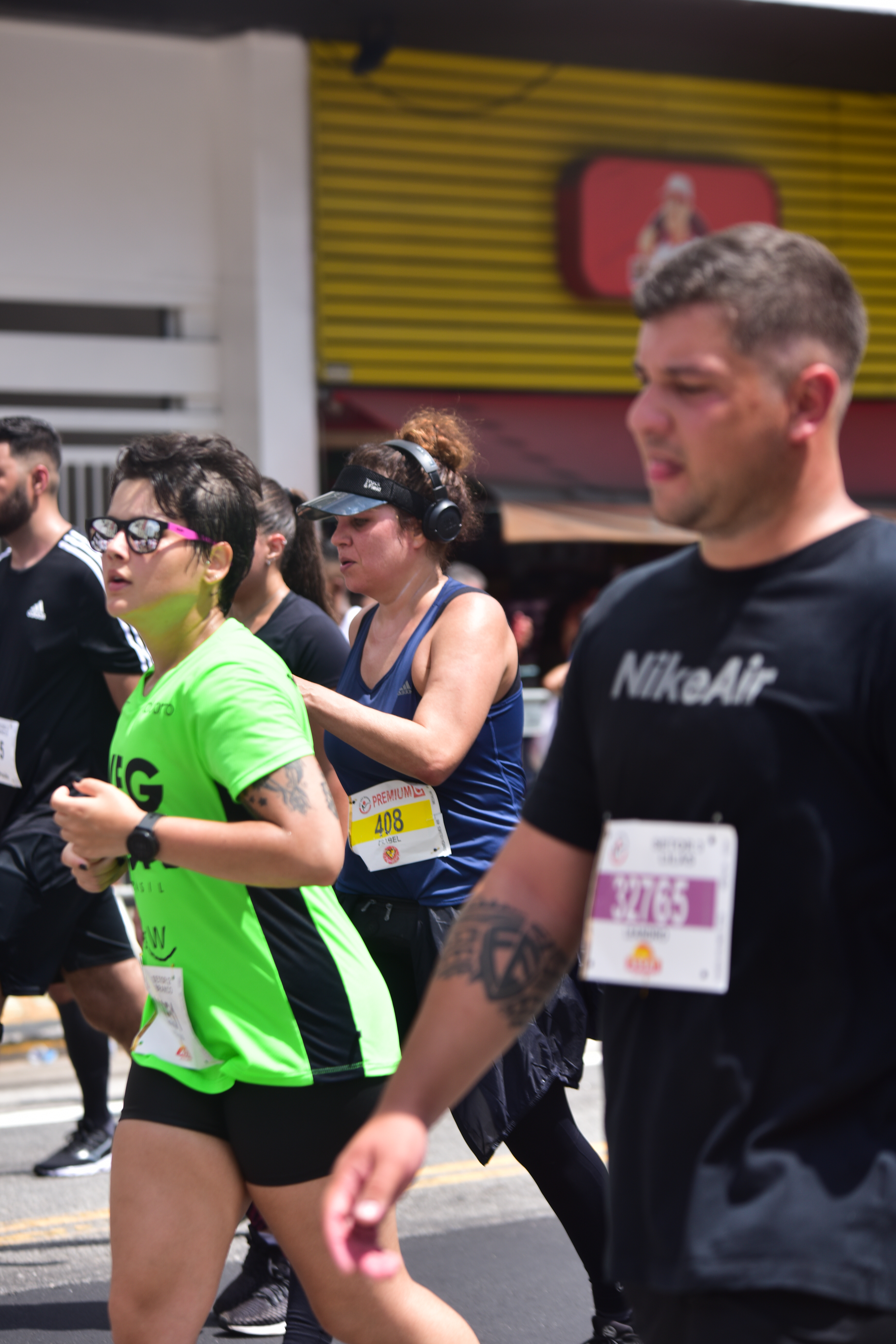 Foto de Isabel Teixeira na São Silvestre