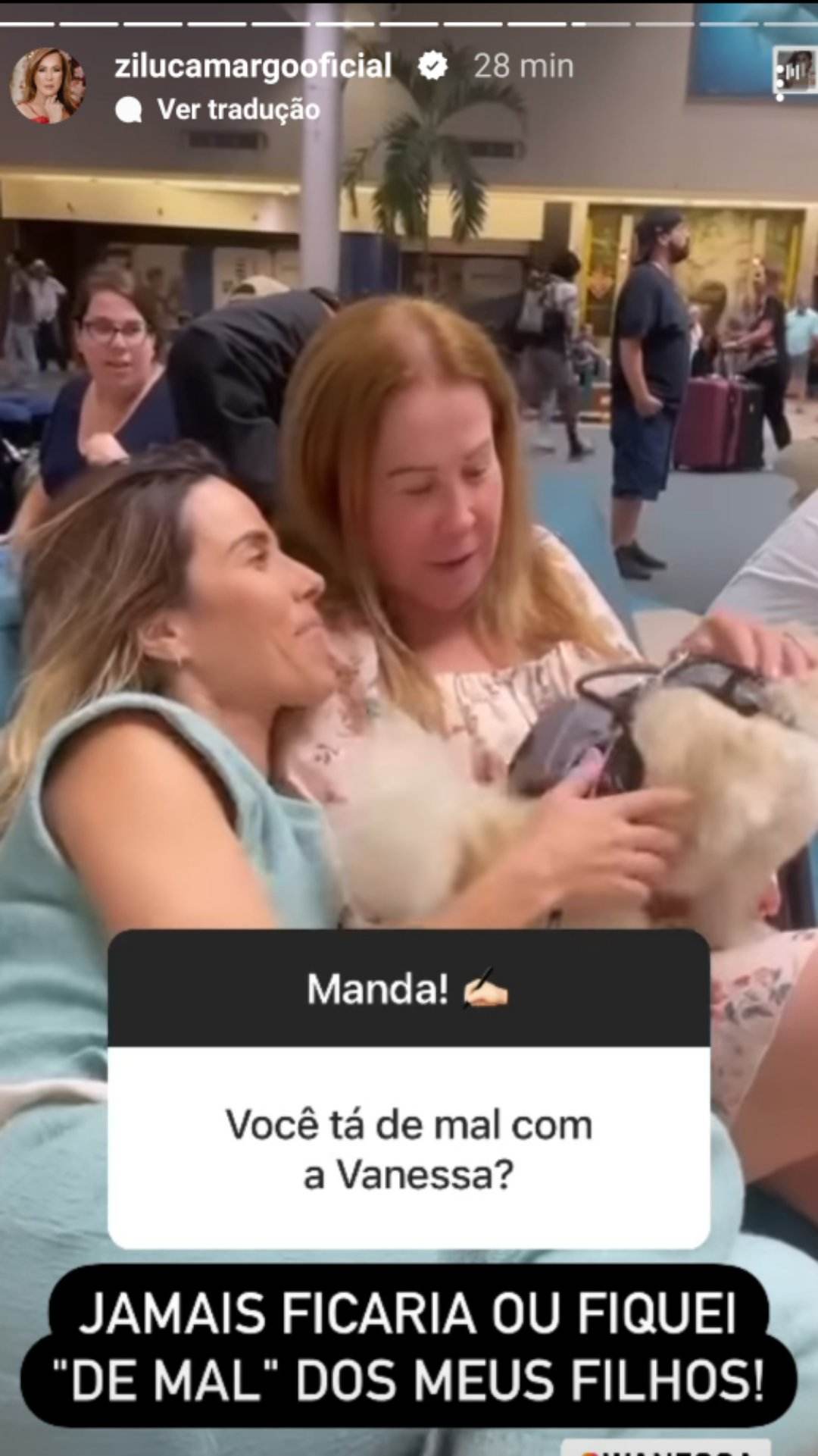 Zilu Camargo é encurralada na web e precisa se explicar: "Tá de mal com a Wanessa?"