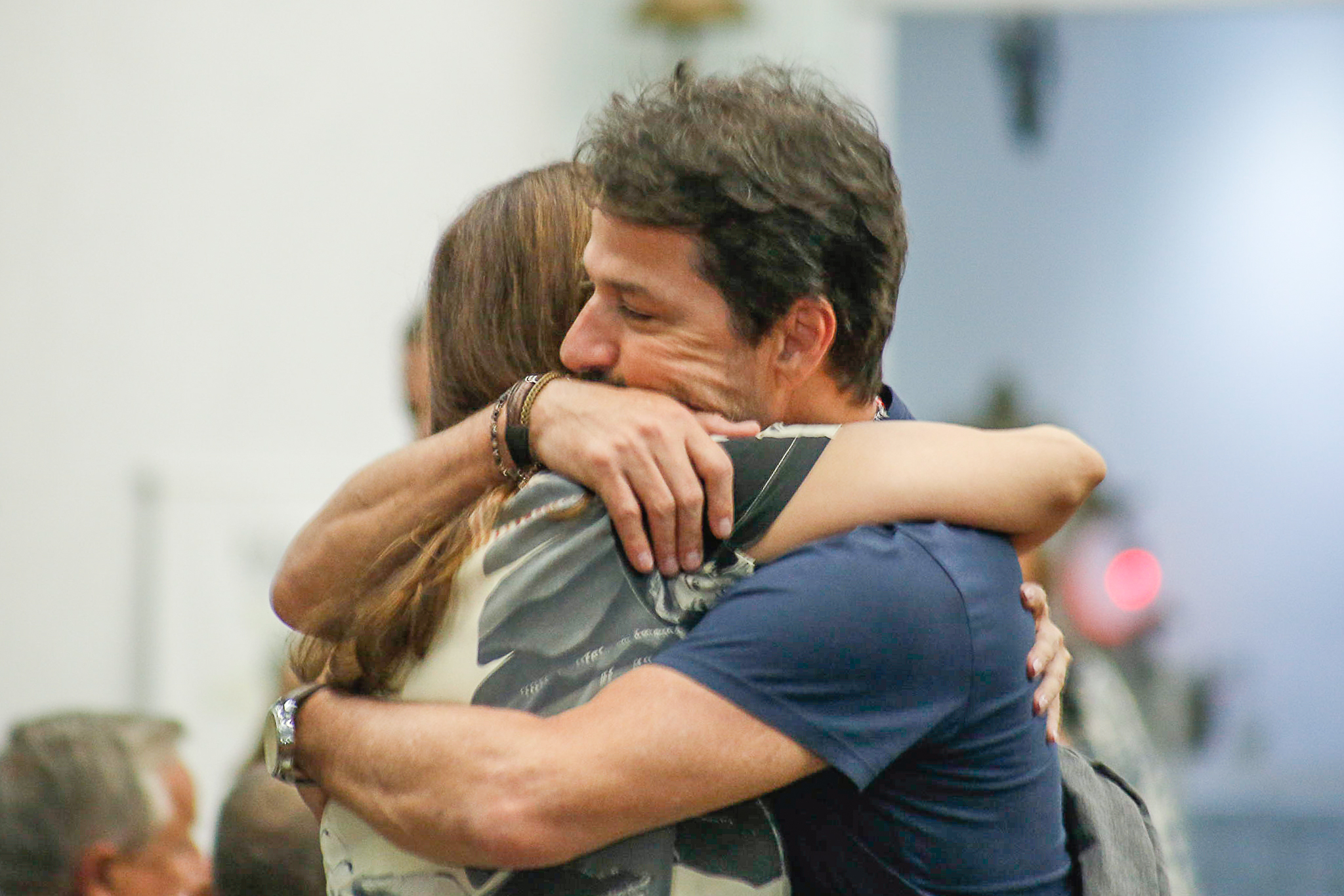 Marcelo Serrado: missa de sétimo dia da mãe