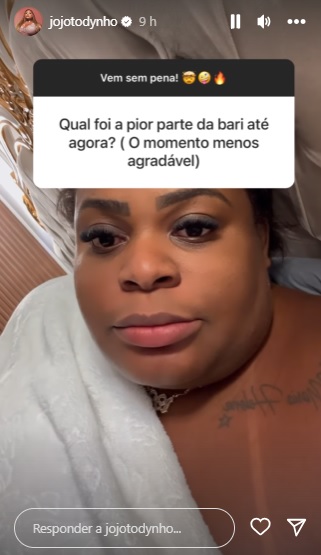 Jojo Todynho sobre a bariátrica