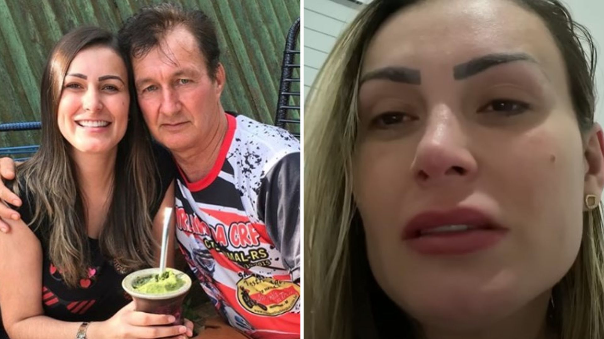 Pai de Andressa Urach esculhamba modelo e dispara xingamentos: 