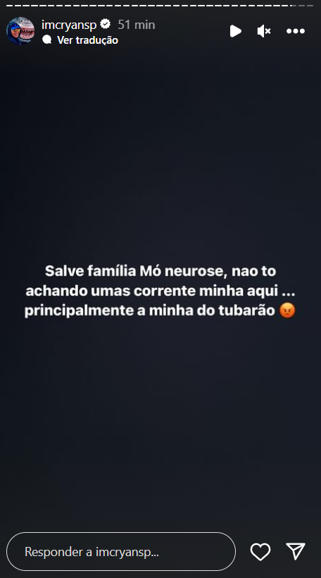 No navio de Neymar, MC Ryan SP denuncia sumiço de joias de luxo: "Mancada"