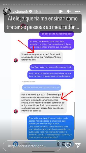 Victor Igoh expõe conversa