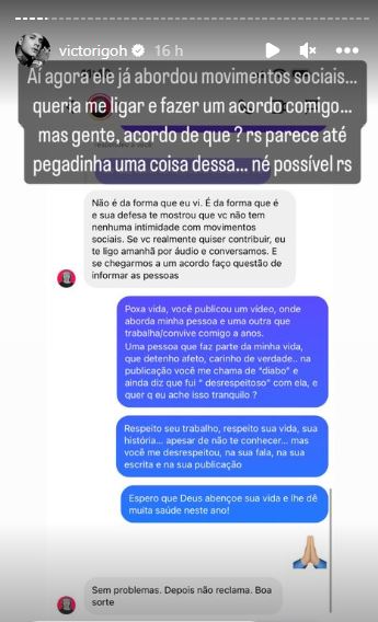 Victor Igoh expõe conversa