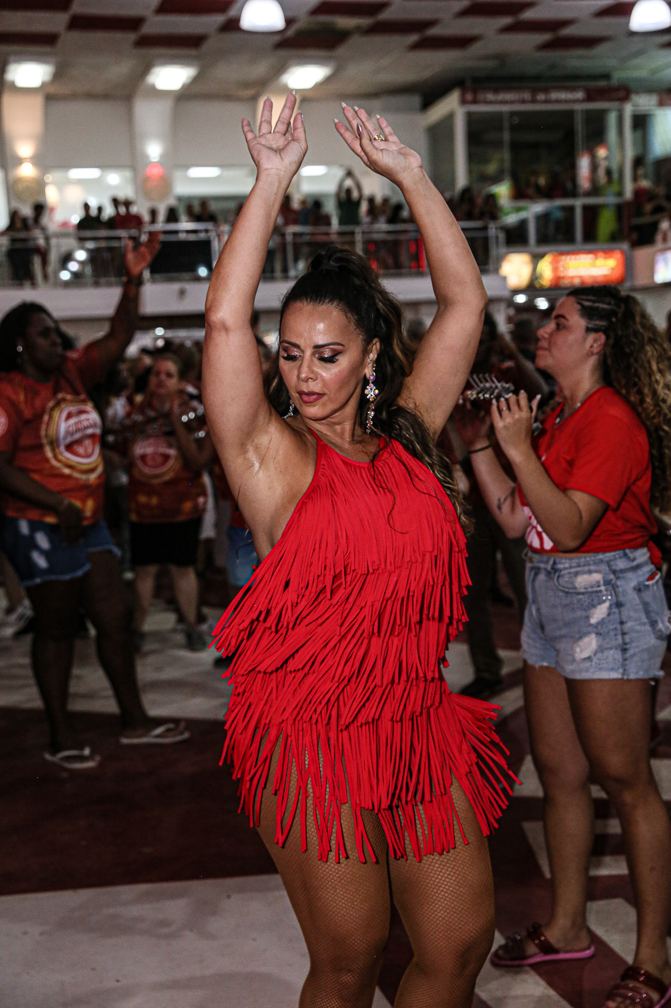 Viviane Araújo com o marido