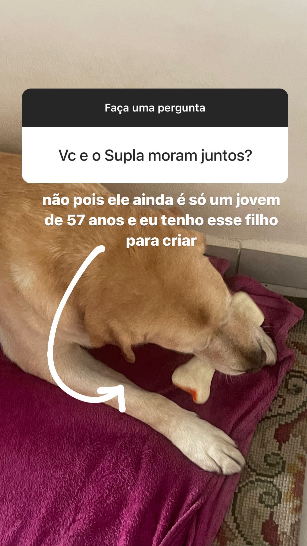 Sincerona, namorada de Supla expõe motivo do casal não morar junto: "Ele é..."