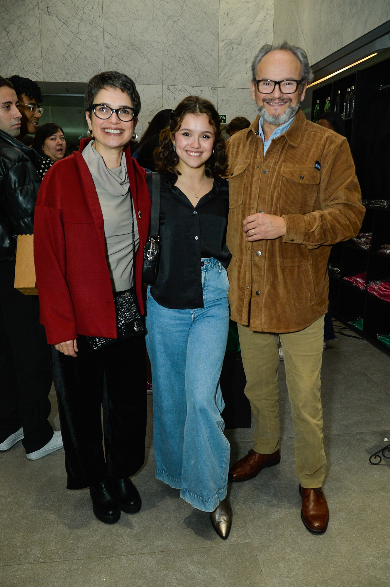 Sandra Annenberg, Elisa Annenberg e Ernesto Paglia