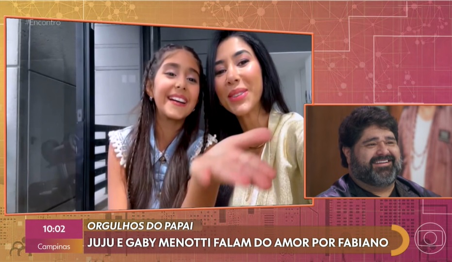 esposa e filha Fabiano 