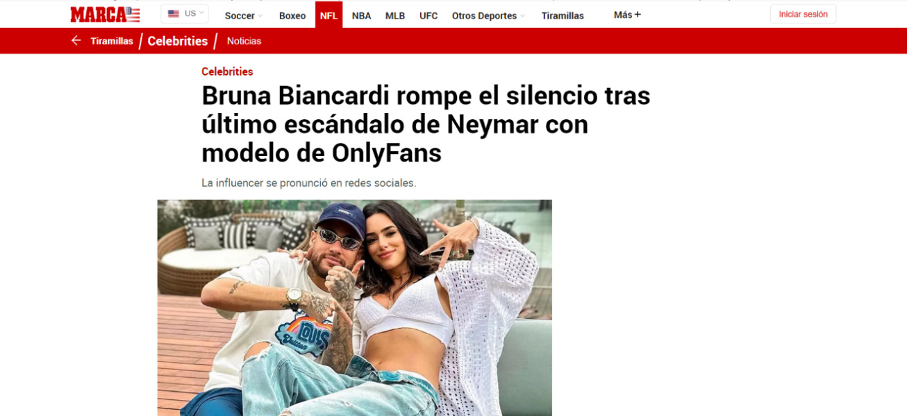 termino neymar imprensa internacional