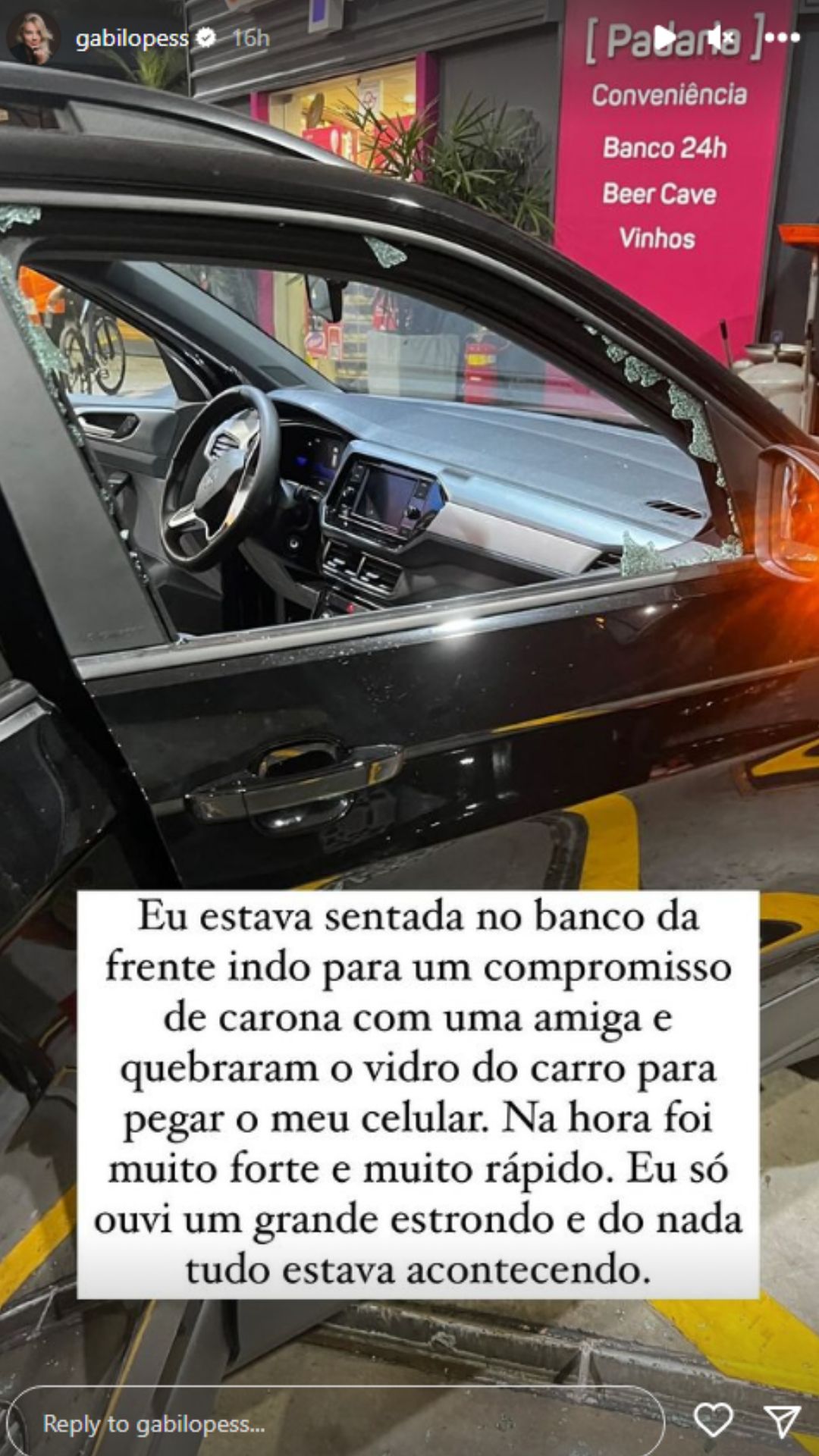 Gabi Lopes corre para o hospital após ser assaltada em São Paulo: "Filme de terror"